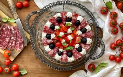 Cheescake salata con Salame Felino IGP