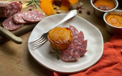 Sformatini di zucca con Salame Felino IGP