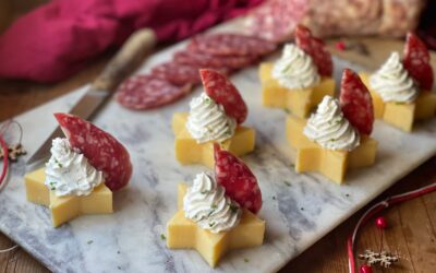 Crostini di Polenta con Salame Felino IGP